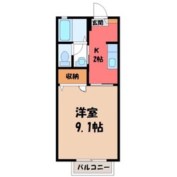 アプリコットハイツ城東の物件間取画像